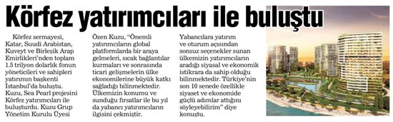  Haberturk- Körfez yatırımcıları ile buluştu