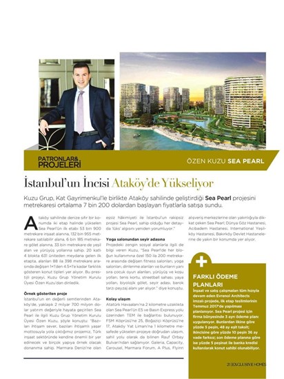  Exclusive homes -İstanbul’un incisi Ataköy’de yükseliyor