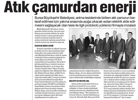  Gunboyu -Atık çamurdan enerji